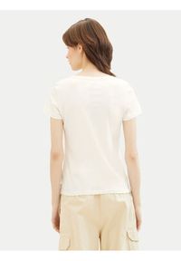 Tom Tailor Denim T-Shirt 1040185 Biały Regular Fit. Kolor: biały. Materiał: bawełna #3