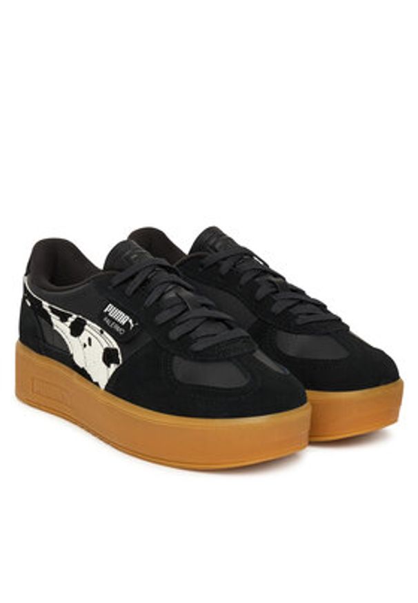 Puma Sneakersy Palermo Elevata Wild Instinct Wns 403345 02 Czarny. Kolor: czarny. Materiał: skóra