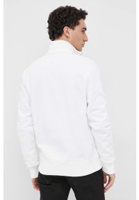TOMMY HILFIGER - Tommy Hilfiger bluza bawełniana ICON męska kolor biały z aplikacją. Okazja: na co dzień. Kolor: biały. Materiał: bawełna. Długość: krótkie. Wzór: aplikacja. Styl: casual