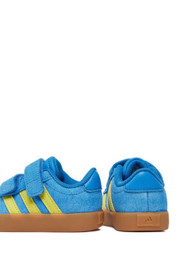 Adidas - adidas Sneakersy VL Court 3.0 JH6306 Niebieski. Kolor: niebieski. Materiał: zamsz, skóra