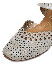 Rieker Półbuty 43753-90 Srebrny. Kolor: srebrny. Materiał: zamsz, skóra #5