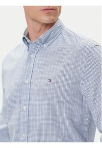 TOMMY HILFIGER - Tommy Hilfiger Koszula MW0MW39459 Niebieski Regular Fit. Kolor: niebieski. Materiał: bawełna #5