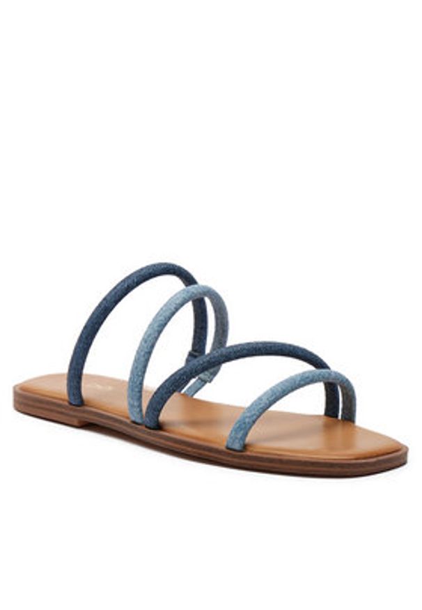 Aldo Klapki Stila 13734351 Niebieski. Kolor: niebieski. Materiał: skóra