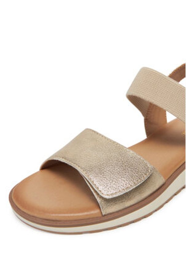 Clara Barson Sandały WS6535-02 Złoty. Kolor: złoty. Materiał: materiał