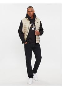 Calvin Klein Bezrękawnik K10K108292 Beżowy Regular Fit. Kolor: beżowy. Materiał: syntetyk. Długość rękawa: bez rękawów