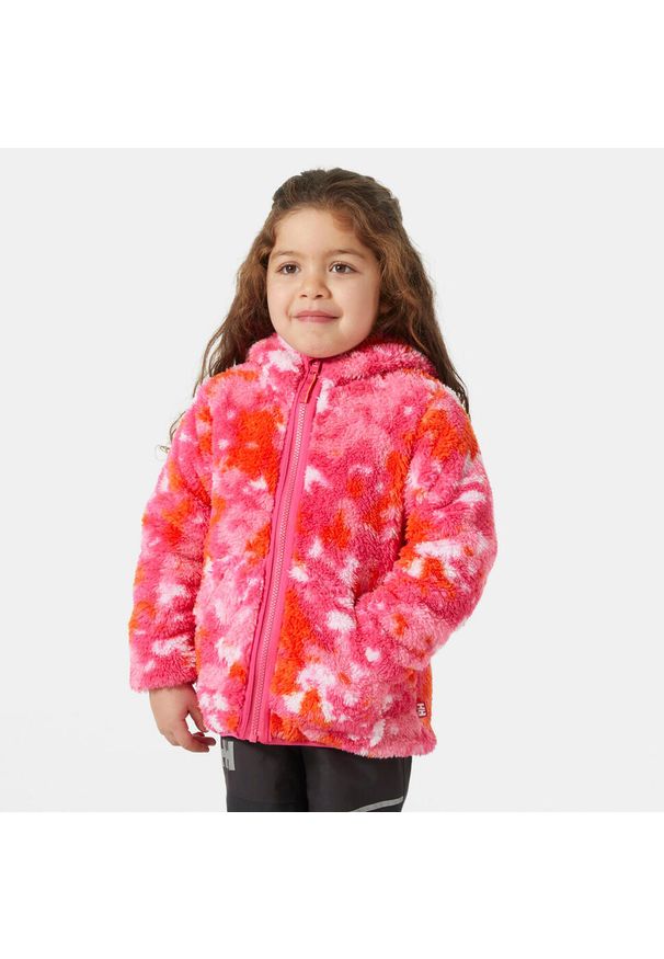 Odwracalna wodoodporna kurtka dla dzieci Helly Hansen Champ. Kolor: różowy