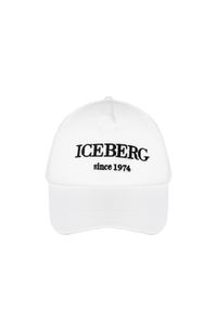Iceberg Bejsbolówka | 71036920 | Mężczyzna | Biały. Kolor: biały. Materiał: bawełna