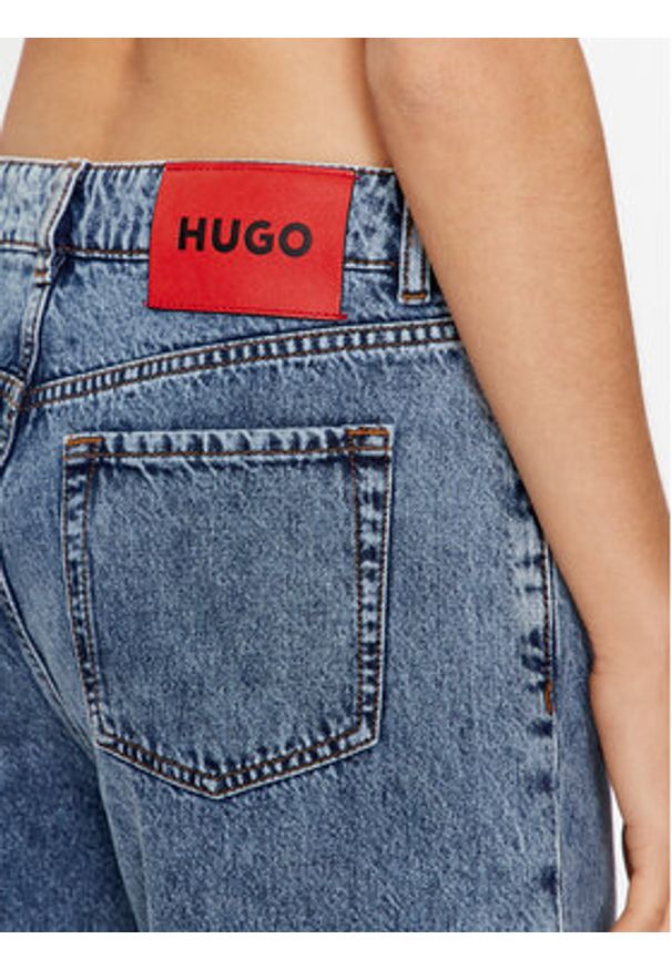 Hugo Jeansy 50501503 Niebieski Relaxed Fit. Kolor: niebieski