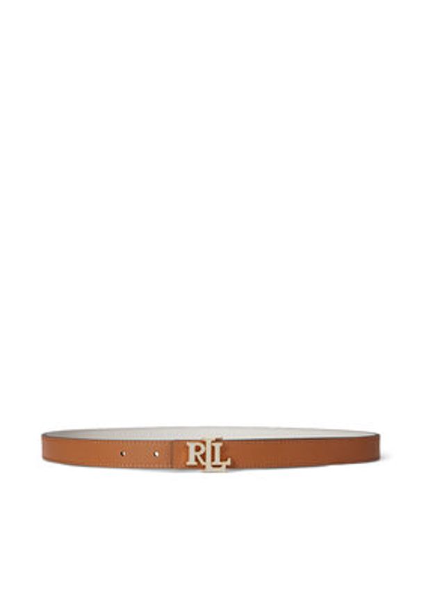 Lauren Ralph Lauren - LAUREN RALPH LAUREN Pasek 412P04418003 Biały. Kolor: biały. Materiał: skóra