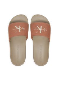 Calvin Klein Jeans Klapki YW0YW01835 Różowy. Kolor: różowy. Materiał: skóra #3