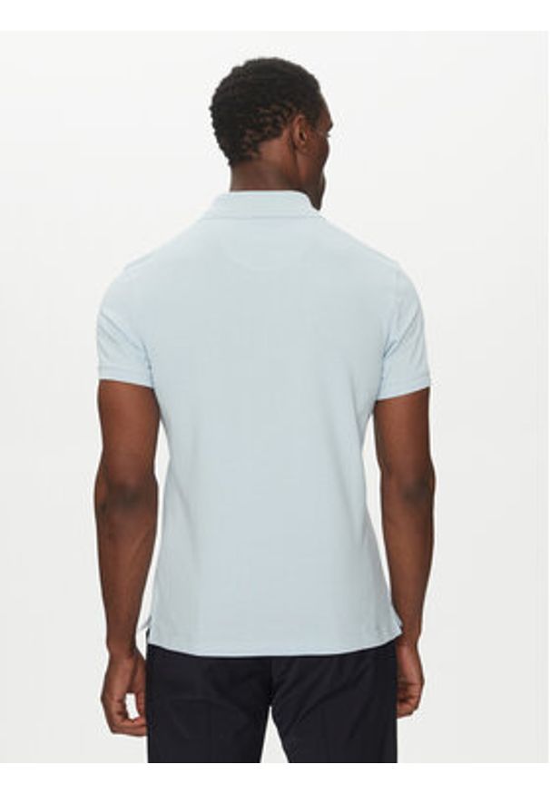 Barbour Polo Tartan MML0012BU44 Błękitny Regular Fit. Typ kołnierza: polo. Kolor: niebieski. Materiał: bawełna