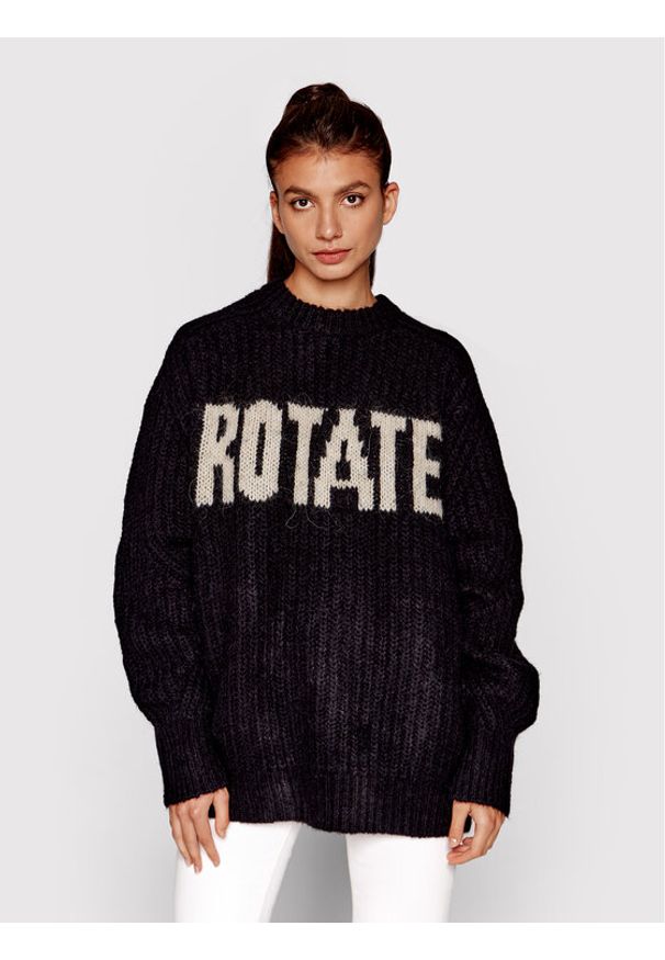 Sweter ROTATE. Kolor: czarny
