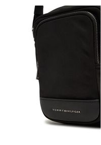 TOMMY HILFIGER - Tommy Hilfiger Saszetka Th Business Mini Reporter AM0AM13190 Czarny. Kolor: czarny. Materiał: materiał