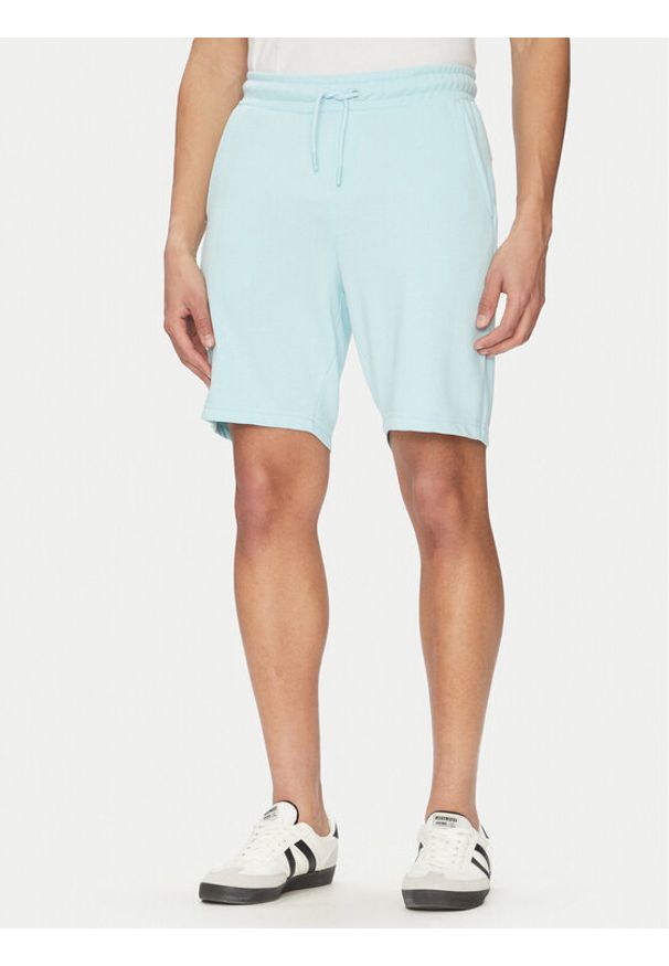 Blend Szorty sportowe 20718381 Niebieski Regular Fit. Kolor: niebieski. Materiał: bawełna. Styl: sportowy