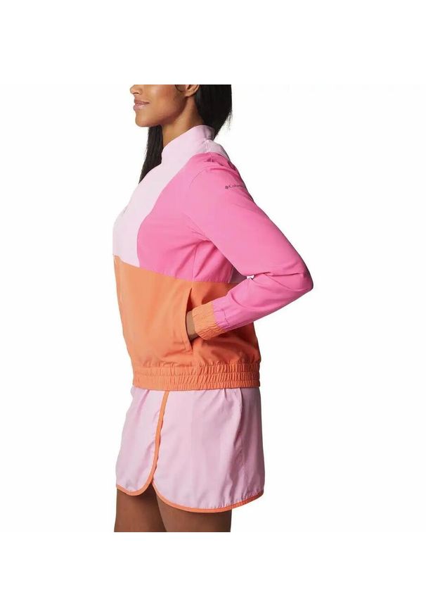 columbia - Kurtka Sportowa Przejściowa Columbia Hike Full Zip. Kolor: pomarańczowy