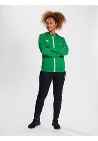 Bluza z kapturem sportowa Hummel Authentic Poly Zip Hoodie. Typ kołnierza: kaptur. Kolor: zielony