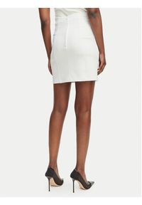 Elisabetta Franchi Spódnica mini GO-167-61E2-V320 Biały Regular Fit. Kolor: biały. Materiał: syntetyk #4