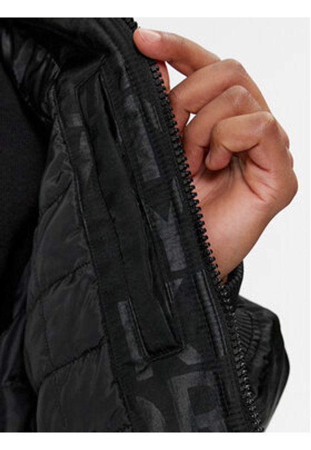 Calvin Klein Jeans Kurtka bomber Logo Aop J30J324658 Czarny Oversize. Kolor: czarny. Materiał: syntetyk