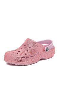 Crocs Klapki C-BAYA GLITTER CLOG 205925-6GD Różowy. Kolor: różowy #5
