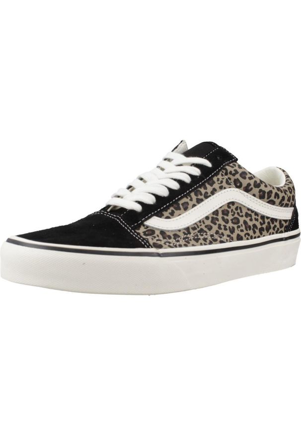Vans - Kapcie VANS OLD SKOOL Nadruk zwierzęcy. Kolor: wielokolorowy. Materiał: tkanina. Wzór: motyw zwierzęcy, nadruk. Model: Vans Old Skool