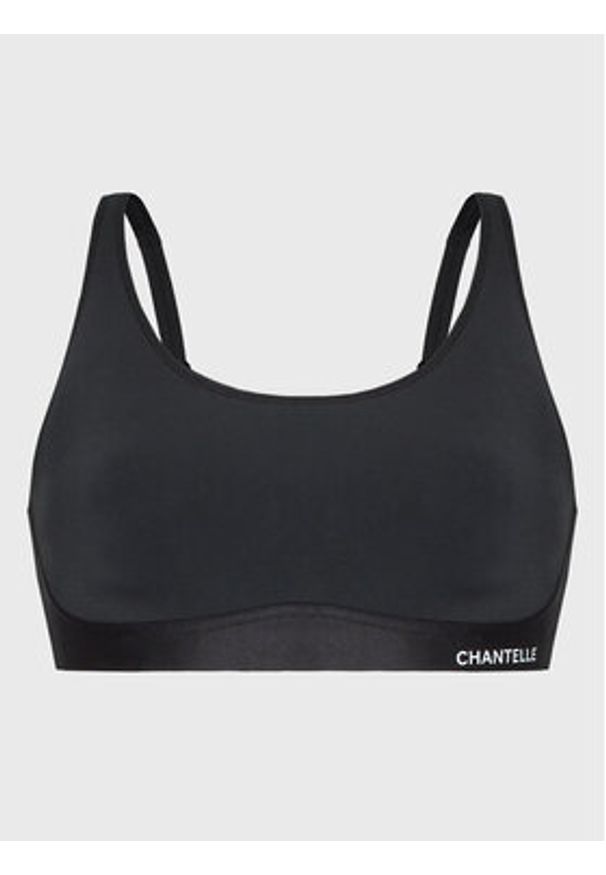 Chantelle Biustonosz top Soft Stretch C16A50 Czarny. Kolor: czarny. Materiał: syntetyk