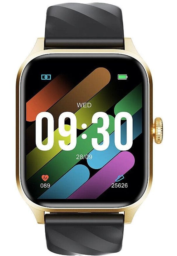 Apgo nie pęka - Smartwatch Weofly Active złoty. Rodzaj zegarka: smartwatch. Kolor: złoty