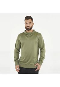 LEGEA - Bluza techniczna treningowa MUZO. Kolor: zielony. Materiał: poliester. Długość rękawa: długi rękaw. Długość: długie. Sport: fitness #1
