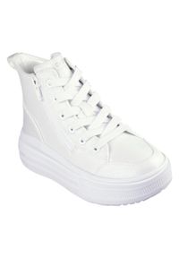 skechers - Buty do chodzenia dla dzieci Skechers Hyperlift. Kolor: biały. Materiał: materiał, syntetyk. Szerokość cholewki: normalna. Sport: turystyka piesza