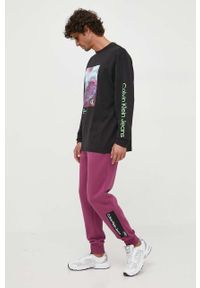 Calvin Klein Jeans spodnie dresowe kolor fioletowy. Kolor: fioletowy. Materiał: dresówka #4