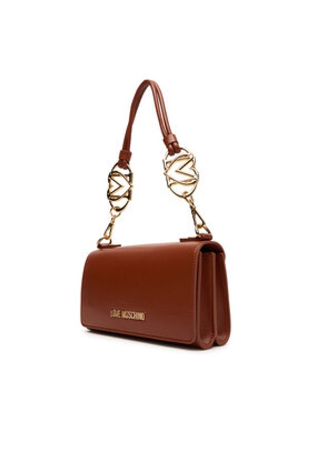 Love Moschino - LOVE MOSCHINO Torebka JC4051PP1NLF0312 Czarny. Kolor: czarny. Materiał: skórzane