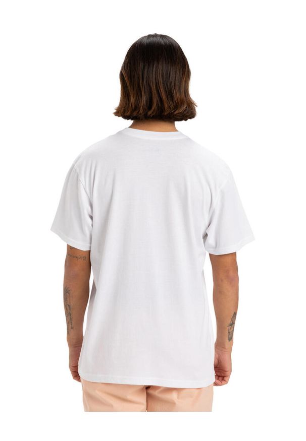 Quiksilver - Koszulka z krótkim rękawem dla Mężczyzn RETRO FADE Biały. Kolor: biały. Materiał: materiał, bawełna. Długość rękawa: krótki rękaw. Długość: krótkie