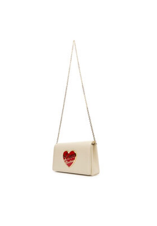 Love Moschino - LOVE MOSCHINO Torebka JC4186PP1NLP0110 Écru. Materiał: skórzane