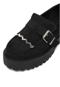 DeeZee Loafersy CEO-HY6688001-1 Czarny. Kolor: czarny. Materiał: materiał