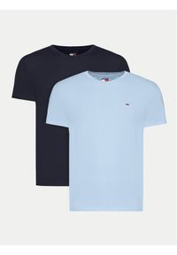 Tommy Jeans Komplet 2 t-shirtów DM0DM20687 Kolorowy Slim Fit. Materiał: bawełna. Wzór: kolorowy