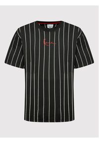 Karl Kani T-Shirt Signature Pinstripe 6030153 Czarny Regular Fit. Kolor: czarny. Materiał: bawełna