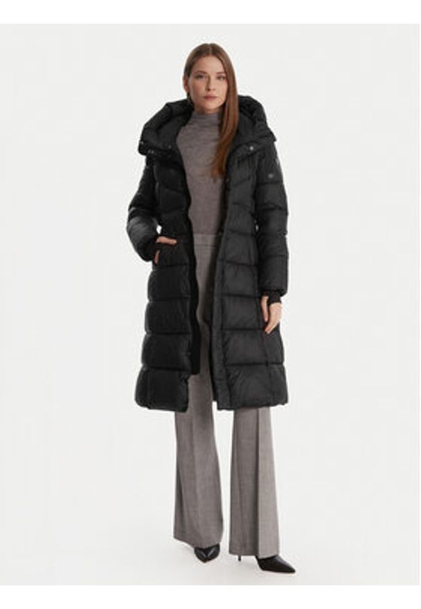 Fracomina Kurtka zimowa FS25WC3001O42301 Czarny Regular Fit. Kolor: czarny. Materiał: syntetyk. Sezon: zima