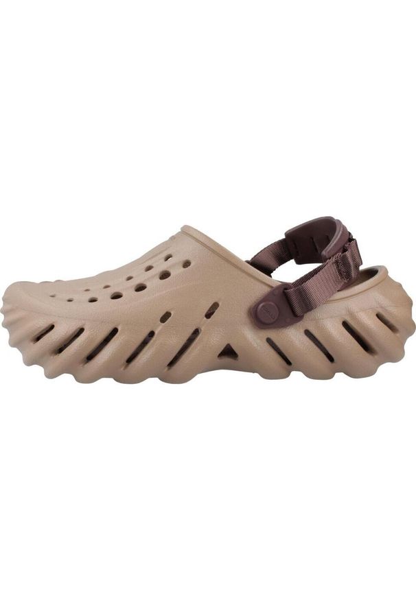 Buty do chodzenia męskie Crocs Echo Clog. Kolor: wielokolorowy, beżowy, brązowy. Materiał: materiał, syntetyk