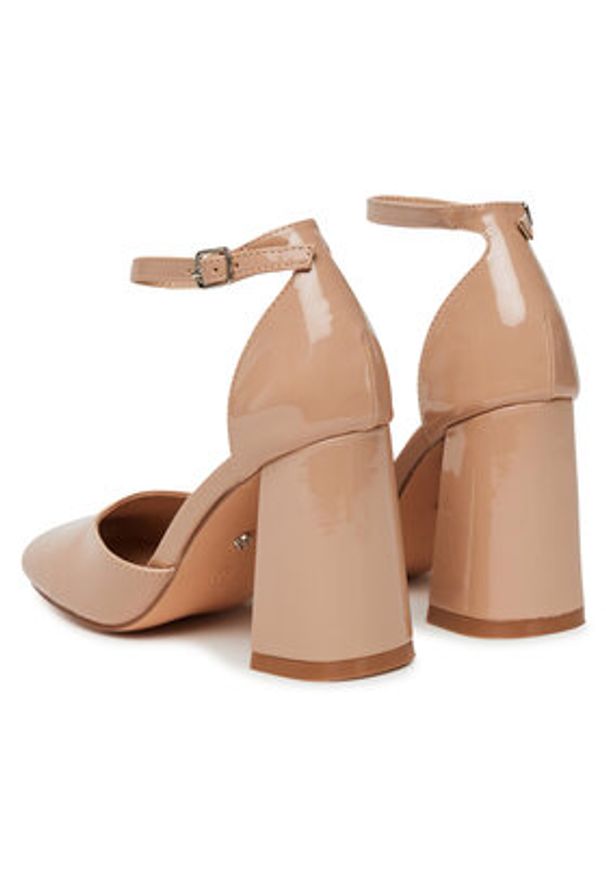 DeeZee Czółenka LWRK321-1 Beżowy. Kolor: beżowy. Materiał: skóra