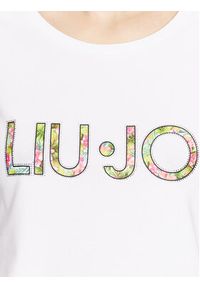 Liu Jo T-Shirt VA3025 J5003 Biały Regular Fit. Kolor: biały. Materiał: bawełna #5