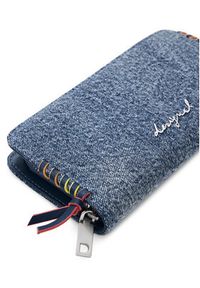 Desigual Portfel 26SAYD05 Niebieski. Kolor: niebieski. Materiał: materiał #2