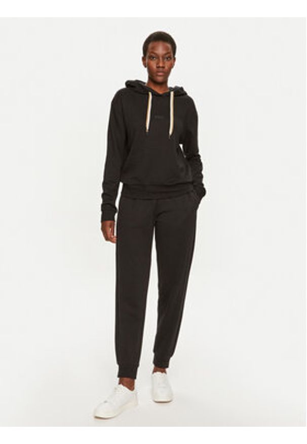 BOSS - Boss Spodnie dresowe CP Stripe 50524759 Czarny Regular Fit. Kolor: czarny. Materiał: bawełna, lyocell