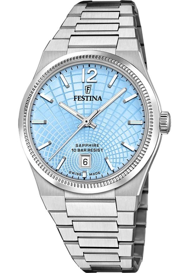 Zegarek damski Festina F20052-5 srebrny. Kolor: srebrny