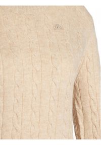 Robe di Kappa Sweter Jolie 65116CW Beżowy Regular Fit. Kolor: beżowy. Materiał: wełna