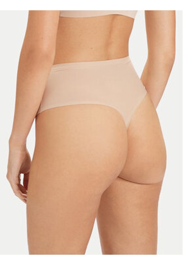 Chantelle Biustonosz top Soft Stretch C16A10 Beżowy. Kolor: beżowy. Materiał: syntetyk