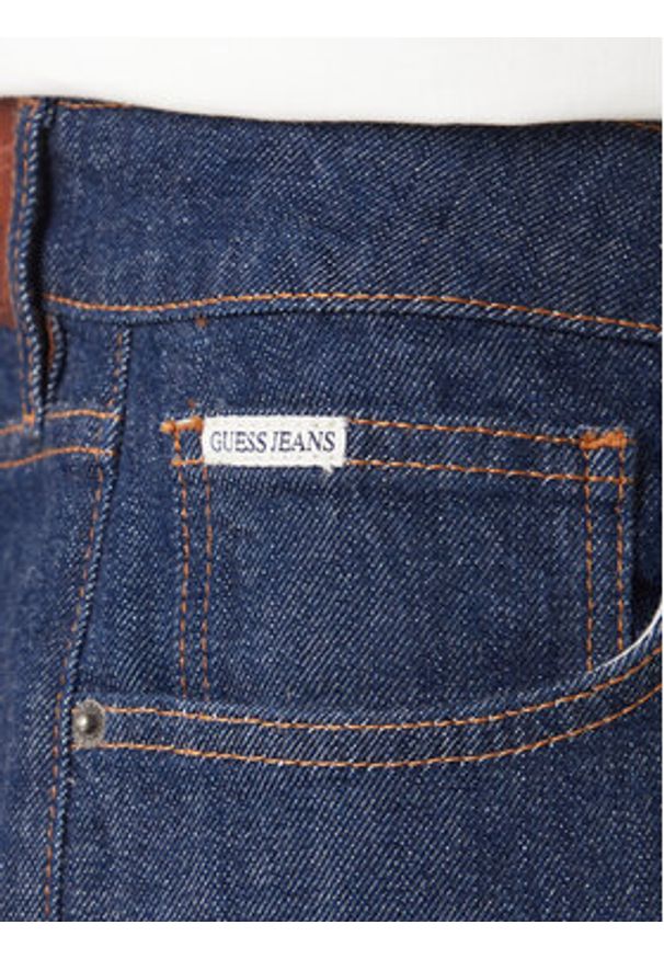 Guess Jeans Jeansy M6RA1B D002G Granatowy Relaxed Fit. Kolor: niebieski