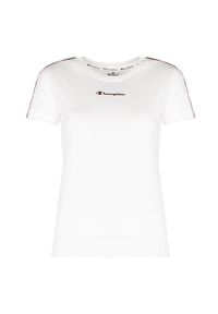 Champion T-Shirt | 111910 | Kobieta | Biały. Okazja: na co dzień. Kolor: biały. Materiał: bawełna. Długość rękawa: krótki rękaw. Wzór: nadruk. Styl: casual #1