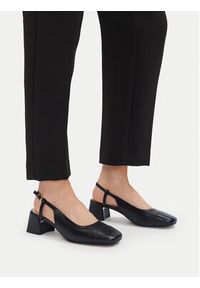 Clarks Czółenka Nyta45 Sling 26181320 Czarny. Kolor: czarny. Materiał: skóra #5