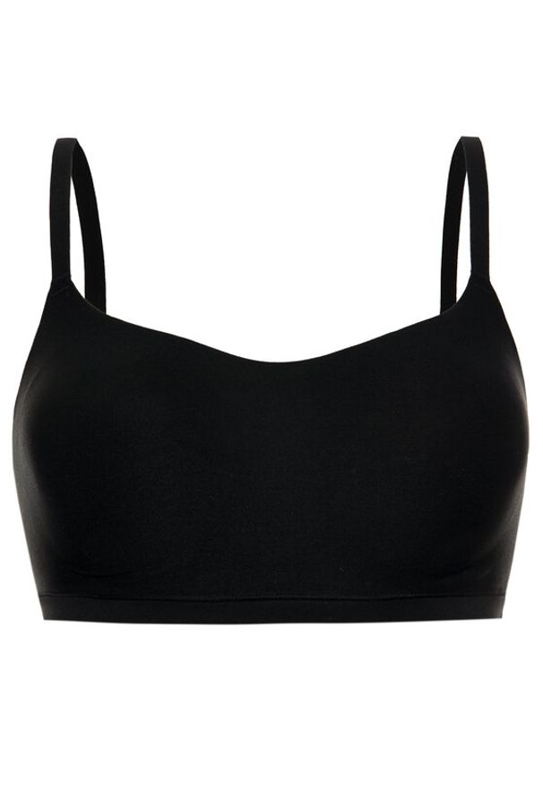 Chantelle Biustonosz top Soft Stretch C16A20 Czarny. Kolor: czarny. Materiał: syntetyk