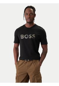 BOSS T-Shirt Insignia 50556009 Czarny Regular Fit. Kolor: czarny. Materiał: bawełna #1
