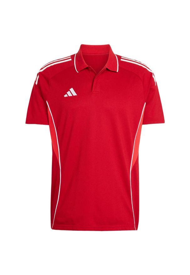 Adidas - Koszulka męska adidas Tiro 25 Competition Polo. Typ kołnierza: polo. Kolor: biały, czerwony, wielokolorowy. Styl: sportowy